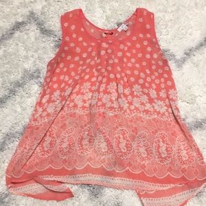 Charming Charlie sleeveless shirt